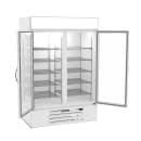 Beverage-Air MMF49HC-1-W 52" Two Section Display Freezer w/ Swing Doors - Bottom Mount Compressor, White, 115v thumbnail 2