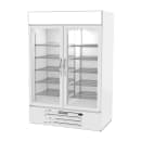 Beverage-Air MMF49HC-1-W 52" Two Section Display Freezer w/ Swing Doors - Bottom Mount Compressor, White, 115v thumbnail 3
