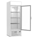 Beverage-Air MMR19HC-1-W 27 1/4" MarketMax™ One Section Glass Door Merchandiser - (1) Right Hinge Door, White, 115v thumbnail 4
