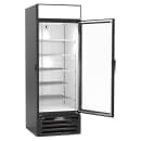 Beverage-Air MMR23HC-1-B-IQ 28 3/8" MarketMax™ One Section Glass Door Merchandiser - (1) Right Hinge Door, Black, 115v thumbnail 4