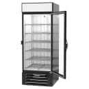 Beverage-Air MMR27HC-1-B-IQ 31 1/8" MarketMax™ One Section Glass Door Merchandiser - (1) Right Hinge Door, Black, 115v thumbnail 2