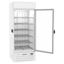 Beverage-Air MMR27HC-1-W-IQ 31 1/8" MarketMax™ One Section Glass Door Merchandiser - (1) Right Hinge Door, White, 115v thumbnail 4