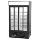 Beverage-Air MMR38HC-1-B 43 1/2" MarketMax™ Two Section Glass Door Merchandiser - (2) Sliding Doors, Black, 115v thumbnail 2