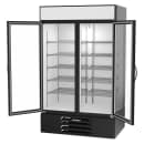 Beverage-Air MMR44HC-1-B 47" MarketMax™ Two Section Glass Door Merchandiser - (2) Left/Right Hinge Swing Doors, Black, 115v thumbnail 2