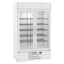 Beverage-Air MMR44HC-1-W 47" MarketMax™ Two Section Glass Door Merchandiser - (2) Left/Right Hinge Doors, White, 115v thumbnail 3