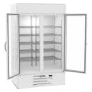Beverage-Air MMR44HC-1-W 47" MarketMax™ Two Section Glass Door Merchandiser - (2) Left/Right Hinge Doors, White, 115v thumbnail 4