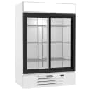 Beverage-Air MMR45HC-1-W 52" MarketMax™ Two Section Glass Door Merchandiser - (2) Sliding Doors, White, 115v thumbnail 3