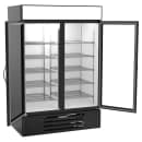 Beverage-Air MMR49HC-1-B 52" MarketMax™ Two Section Glass Door Merchandiser - (2) Left/Right Hinge Doors, Black, 115v thumbnail 4