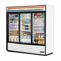 Beverage-Air MMR66HC-1-W 75" MarketMax™ Three Section Glass Door Merchandiser - (3) Sliding Doors, White, 115v thumbnail 3