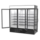 Beverage-Air MMR72HC-1-B 75" MarketMax™ Three Section Glass Door Merchandiser - (3) Left/Right Hinge Doors, Black, 115v thumbnail 2