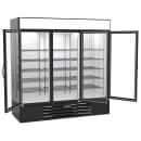 Beverage-Air MMR72HC-1-B 75" MarketMax™ Three Section Glass Door Merchandiser - (3) Left/Right Hinge Doors, Black, 115v thumbnail 4