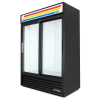 Beverage-Air MT53-1-SDW 54 1/4" MarketMax™ Two Section Glass Door Merchandiser - (2) Sliding Doors, White, 115v thumbnail 2