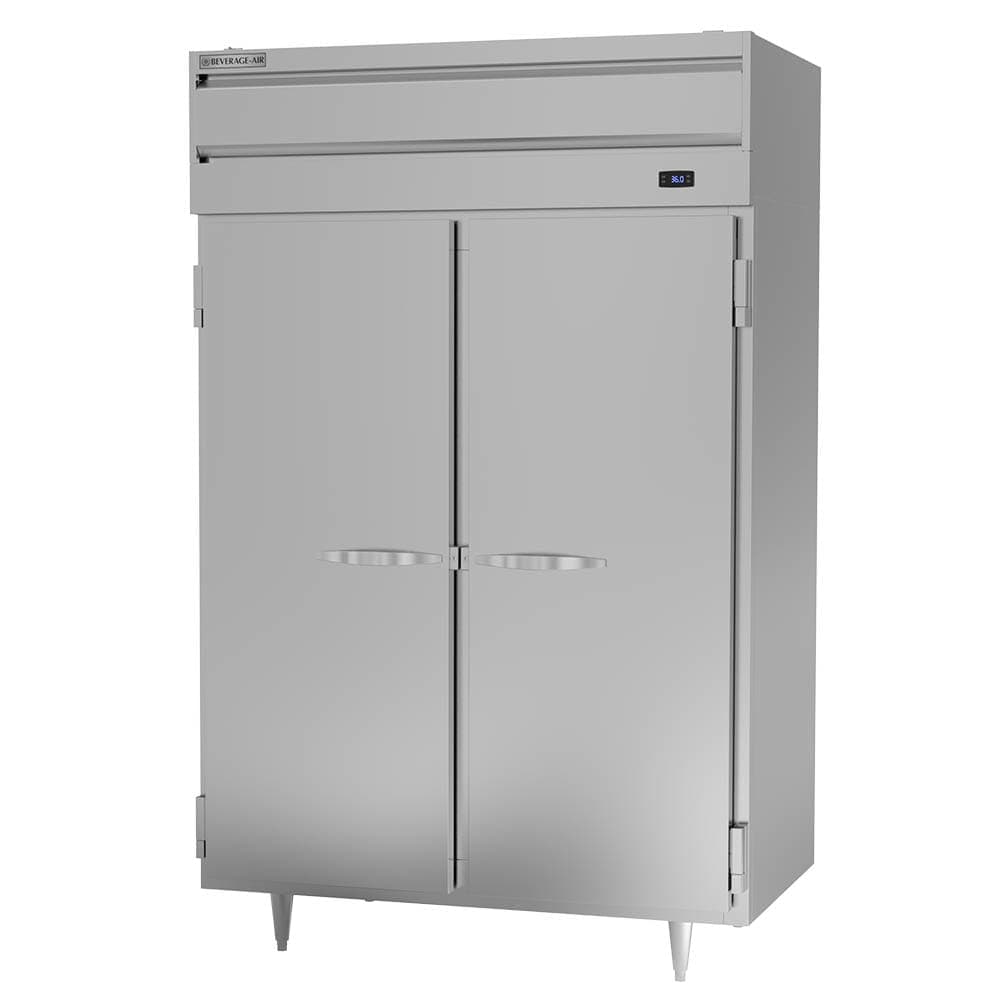 Beverage-Air PR2HC-1AS 52" Two Section Reach In Refrigerator, (2) Left/Right Hinge Solid Doors, 115v