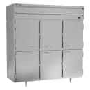 Beverage-Air PR3HC-1AHS 78" Three Section Reach In Refrigerator, (6) Left/Right Hinge Solid Doors, 115v thumbnail 3