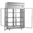 Beverage-Air PRD2HC-1BG 52" Two Section Pass Thru Refrigerator, (4) Left/Right Hinge Glass Doors, 115v thumbnail 4