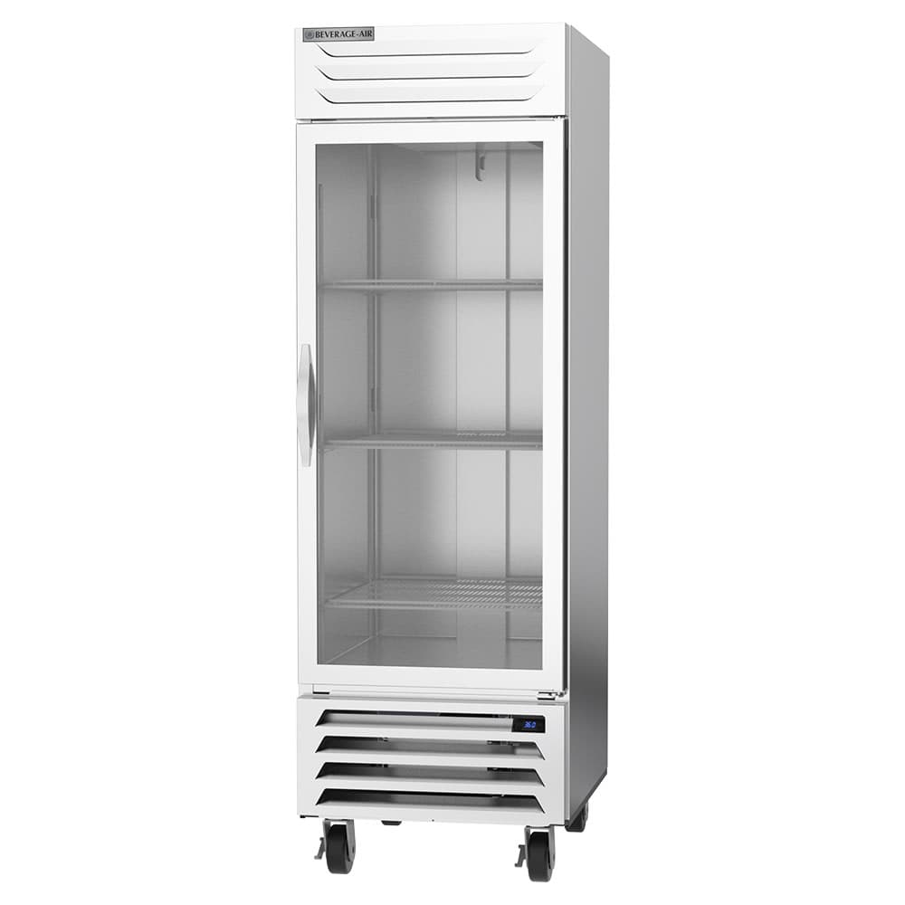 Beverage-Air RB23HC-1G 27" One Section Reach In Refrigerator, (1) Right Hinge Glass Door, 115v