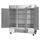 Beverage-Air RB72HC-1S 75" Three Section Reach In Refrigerator, (3) Left/Right Hinge Solid Doors, 115v thumbnail 2