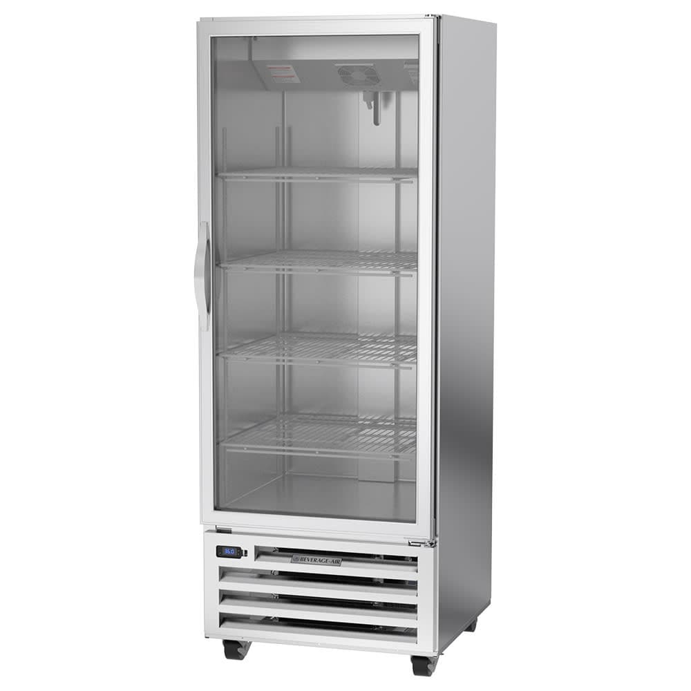 Beverage-Air RI18HC-G 27 1/4" One Section Reach In Refrigerator, (1) Right Hinge Glass Door, 115v