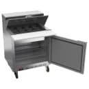 Beverage-Air SPE32HC-12M 32" Hydrocarbon Series Sandwich/Salad Prep Table w/ Refrigerated Base, 115v thumbnail 4