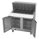 Beverage-Air SPE36HC-15M 36" Hydrocarbon Series Mega Top Sandwich/Salad Prep Table w/ Refrigerated Base, 115v thumbnail 2