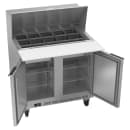 Beverage-Air SPE36HC-15M 36" Hydrocarbon Series Mega Top Sandwich/Salad Prep Table w/ Refrigerated Base, 115v thumbnail 4