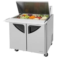 Beverage-Air SPE36HC-15M 36" Hydrocarbon Series Mega Top Sandwich/Salad Prep Table w/ Refrigerated Base, 115v thumbnail 6