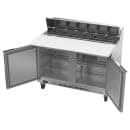 Beverage-Air SPE48HC-12C 48" Hydrocarbon Series Sandwich/Salad Prep Table w/ Refrigerated Base, 115v thumbnail 2