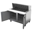 Beverage-Air SPE48HC-18M 48" Hydrocarbon Series Mega Top Sandwich/Salad Prep Table w/ Refrigerated Base, 115v thumbnail 2