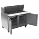 Beverage-Air SPE48HC-18M 48" Hydrocarbon Series Mega Top Sandwich/Salad Prep Table w/ Refrigerated Base, 115v thumbnail 4