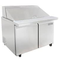 Beverage-Air SPE48HC-18M 48" Hydrocarbon Series Mega Top Sandwich/Salad Prep Table w/ Refrigerated Base, 115v thumbnail 5