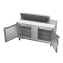 Beverage-Air SPE60HC-12 60" Hydrocarbon Series Sandwich/Salad Prep Table w/ Refrigerated Base, 115v thumbnail 2