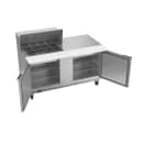 Beverage-Air SPE60HC-12M 60" Hydrocarbon Series Mega Top Sandwich/Salad Prep Table w/ Refrigerated Base, 115v thumbnail 2