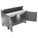 Beverage-Air SPE60HC-16 60" Hydrocarbon Series Sandwich/Salad Prep Table w/ Refrigerated Base, 115v thumbnail 4