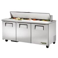 Beverage-Air SPE72HC-18 72" Hydrocarbon Series Sandwich/Salad Prep Table w/ Refrigerated Base, 115v thumbnail 5
