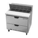 Beverage-Air SPED36HC-10-2 36" Hydrocarbon Series Sandwich/Salad Prep Table w/ Refrigerated Base, 115v thumbnail 3