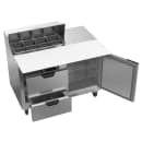 Beverage-Air SPED48HC-08C-2 48" Hydrocarbon Series Sandwich/Salad Prep Table w/ Refrigerated Base, 115v thumbnail 4