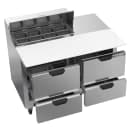Beverage-Air SPED48HC-08C-4 48" Hydrocarbon Series Sandwich/Salad Prep Table w/ Refrigerated Base, 115v thumbnail 4