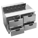 Beverage-Air SPED48HC-10-4 48" Hydrocarbon Series Sandwich/Salad Prep Table w/ Refrigerated Base, 115v thumbnail 4