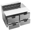 Beverage-Air SPED48HC-10C-4 48" Hydrocarbon Series Sandwich/Salad Prep Table w/ Refrigerated Base, 115v thumbnail 4