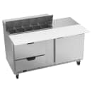 Beverage-Air SPED60HC-10C-2 60" Hydrocarbon Series Sandwich/Salad Prep Table w/ Refrigerated Base, 115v thumbnail 3