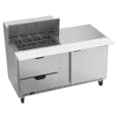 Beverage-Air SPED60HC-12M-2 60" Hydrocarbon Series Mega Top Sandwich/Salad Prep Table w/ Refrigerated Base, 115v thumbnail 3