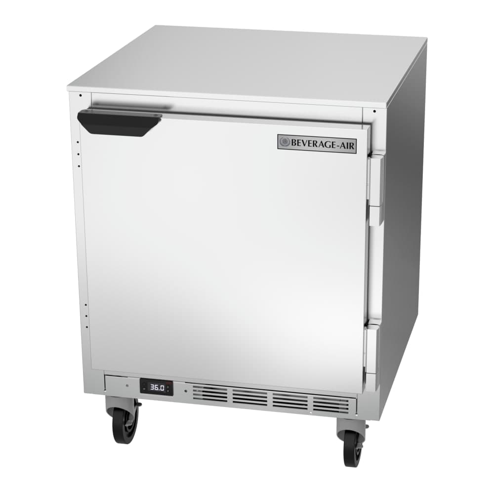 Beverage-Air UCR27HC 27" W Undercounter Refrigerator w/ (1) Section & (1) Door, 115v