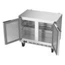 Beverage-Air UCR34HC 23 34" W Undercounter Refrigerator w/ (2) Sections & (2) Doors, 115v thumbnail 2