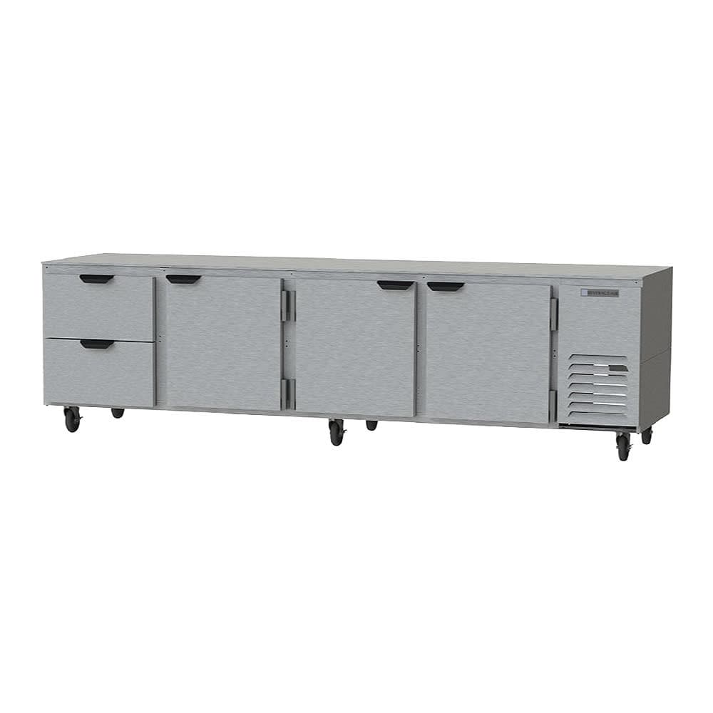 Beverage-Air UCRD119AHC-2 119" W Undercounter Refrigerator w/ (4) Section & (3) Door & (2) Drawer, 115v