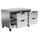 Beverage-Air UCRD48AHC-4 48" W Undercounter Refrigerator w/ (2) Sections & (4) Drawers, 115v thumbnail 4