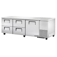 Beverage-Air UCRD93AHC-4 93" W Undercounter Refrigerator w/ (3) Section & (1) Door & (4) Drawer, 115v thumbnail 2