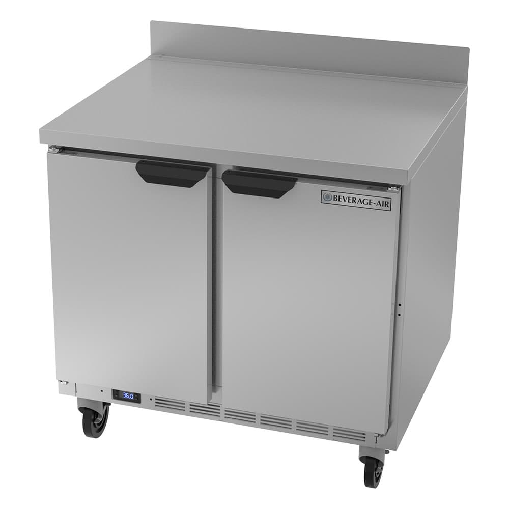 Beverage-Air WTF36AHC 36" W Worktop Freezer w/ (2) Section & (2) Doors, 115v