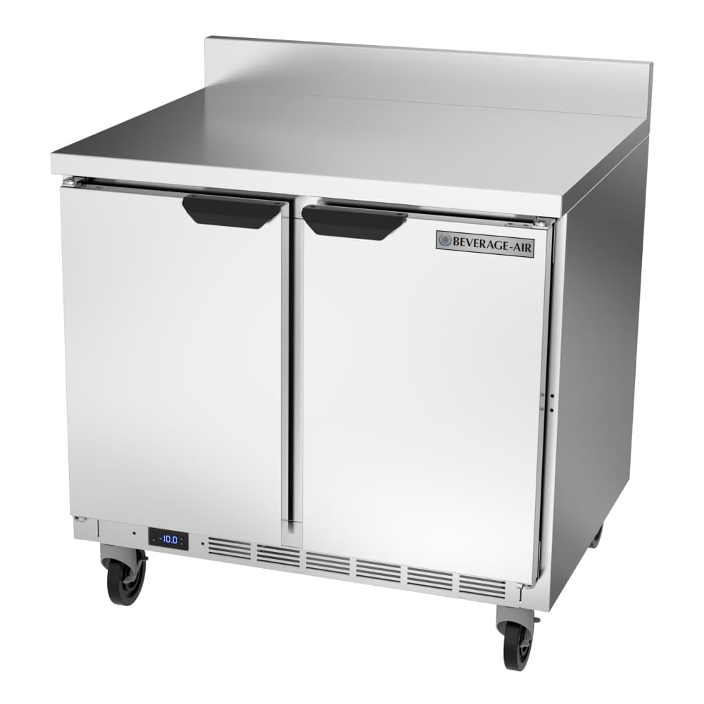 Beverage-Air WTF36AHC-FIP 36" W Worktop Freezer w/ (2) Section & (2) Doors, 115v