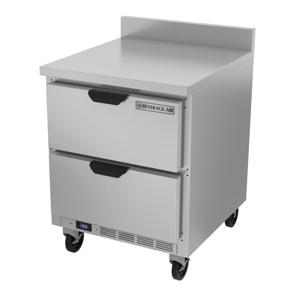 Beverage-Air WTFD27AHC-2-FIP 27" W Worktop Freezer w/ (1) Section & (2) Drawers, 115v