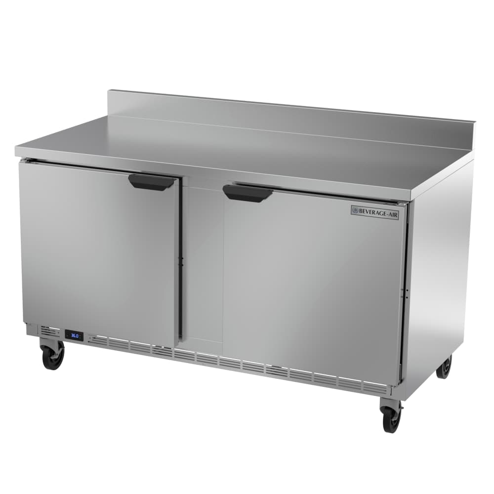 Beverage-Air WTR60AHC-FIP 60" Worktop Refrigerator w/ (2) Section, 115v